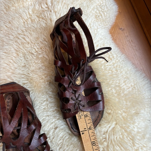 Greek Leather Gladiator Sandals - Picture 9 of 9